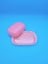 Load image into Gallery viewer, Pink plate with cover
